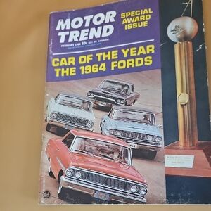 Vintage Magazine - Motor Trend Car of the Year Special Award Issue 1964